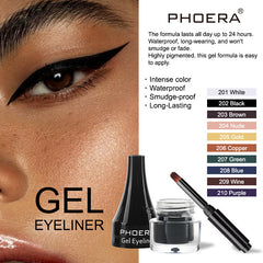 PHOERA Multicolor Eyeliner & Glue – 10 Stunning Shades