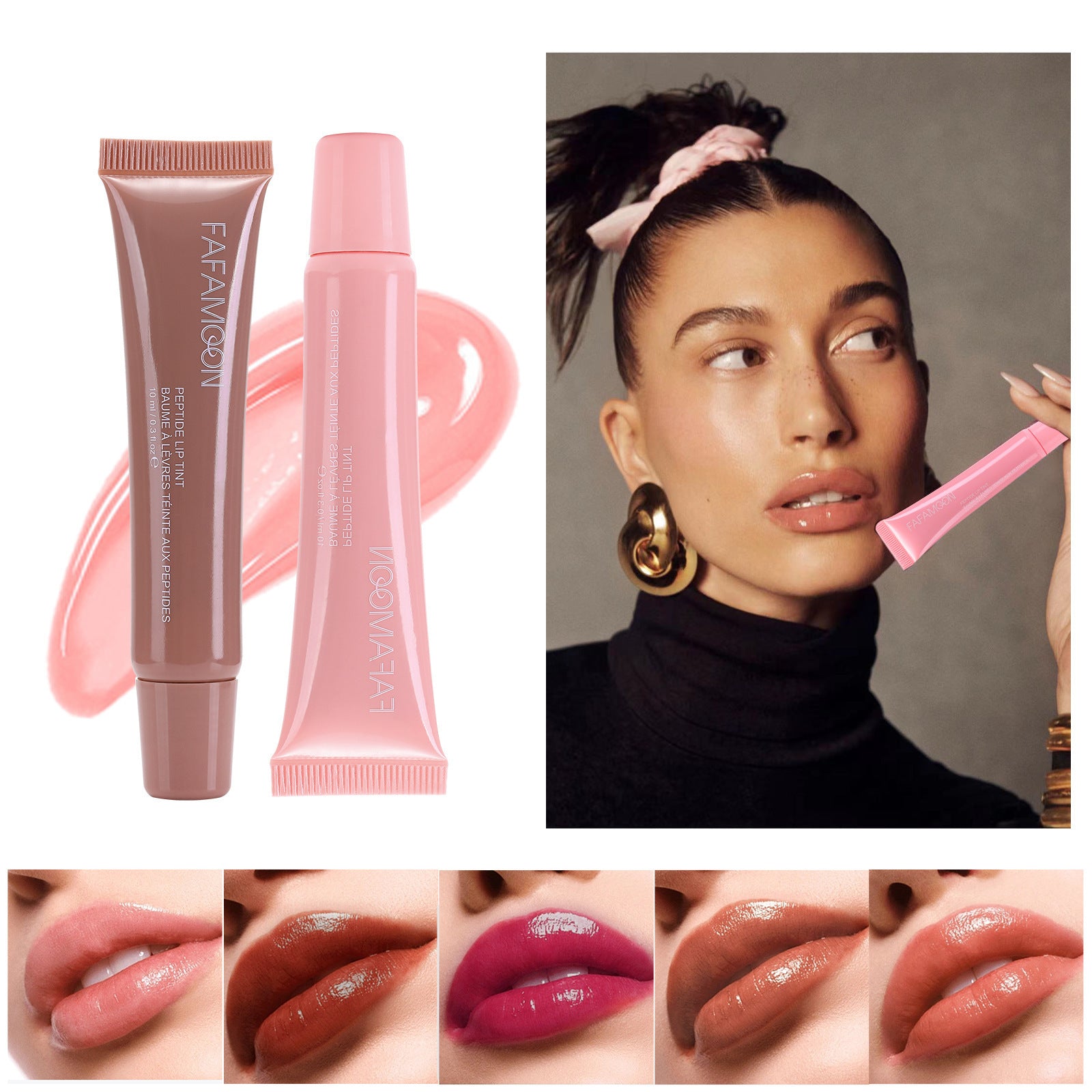 Waterproof Long-Lasting Glossy Lip Glaze – Mirror Finish Liquid Lipstick