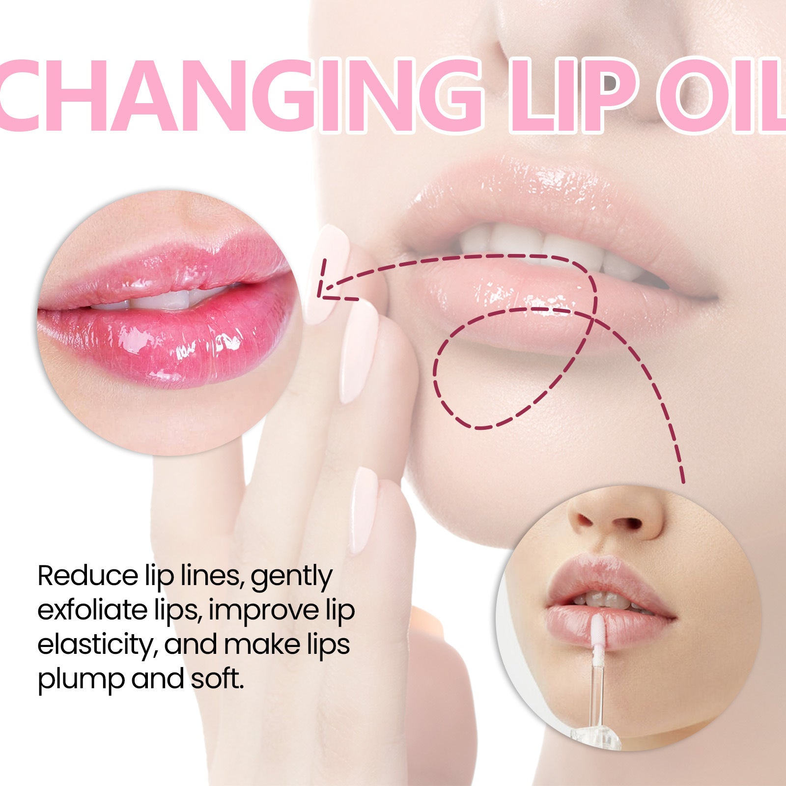 Hydrating Color-Changing Lip Oil - Moisturizing Lip Care for Long-Lasting Shine