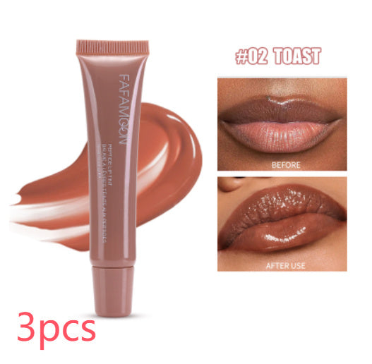 Waterproof Long-Lasting Glossy Lip Glaze – Mirror Finish Liquid Lipstick